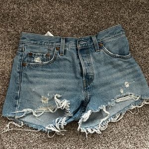 Levi’s Medium Wash 501 Cutoffs